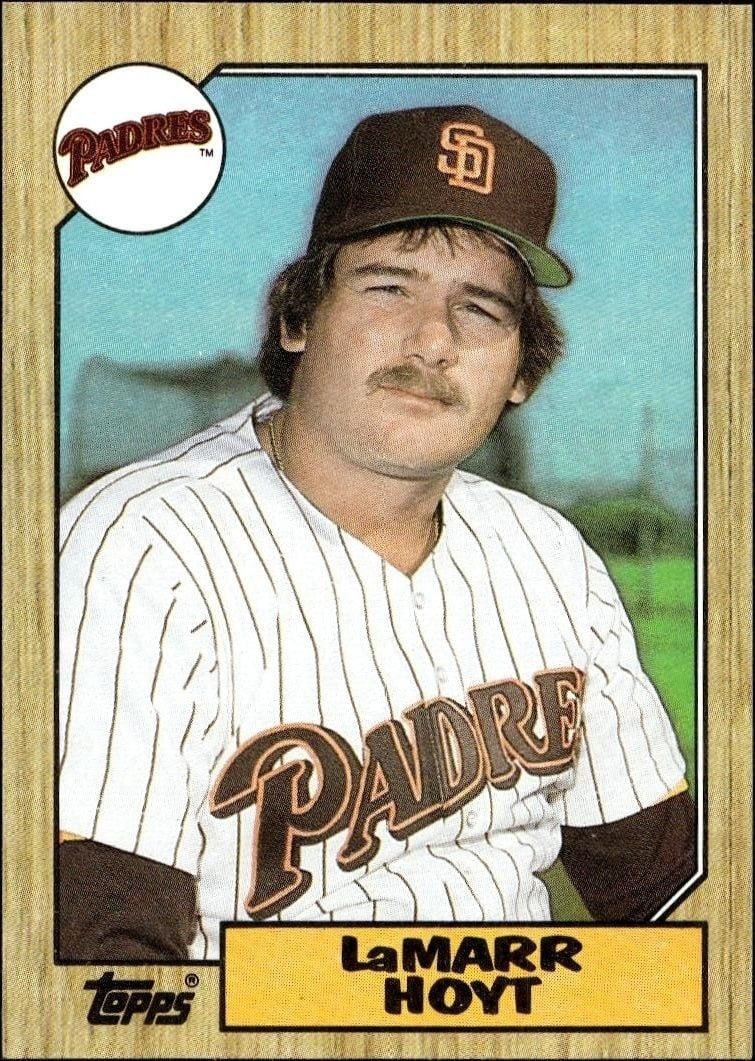 1987 Topps LaMarr Hoyt #275 trading card