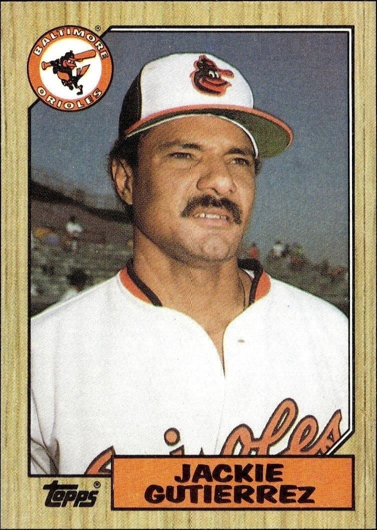 1987 Topps Jackie Gutierrez #276 trading card