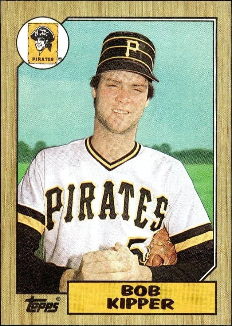 Bob Kipper 1987 Topps #289 Baseball Trading Card - Front 1987 Topps Bob Kipper #289 baseball trading card front