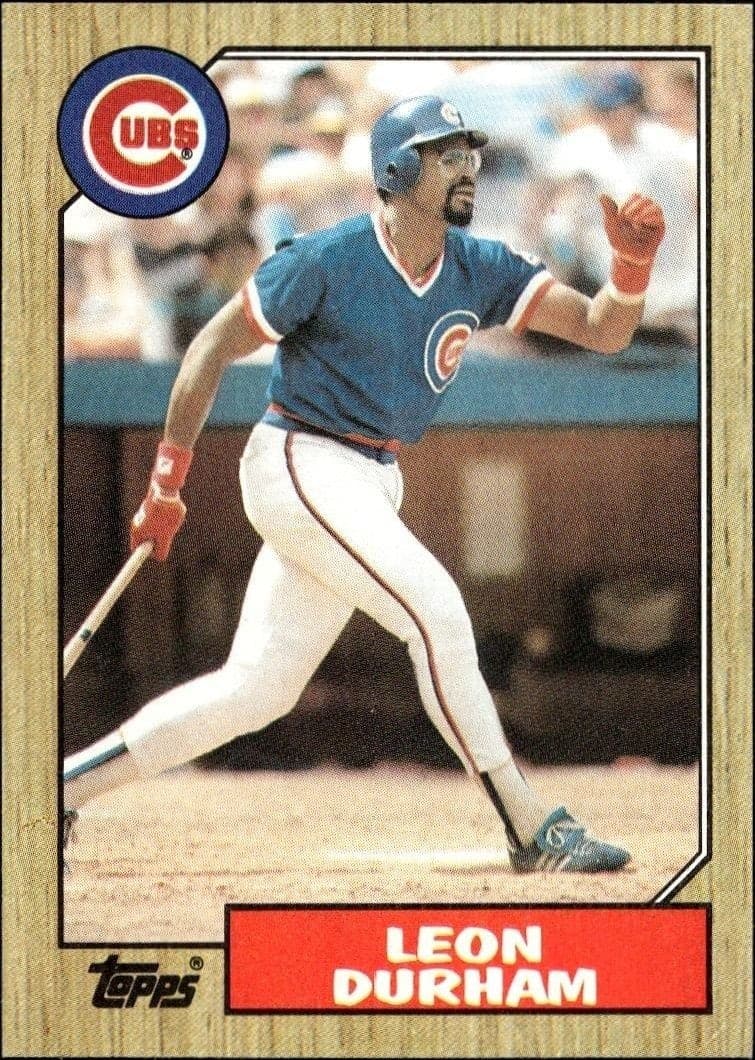 1987 Topps Leon Durham #290 trading card