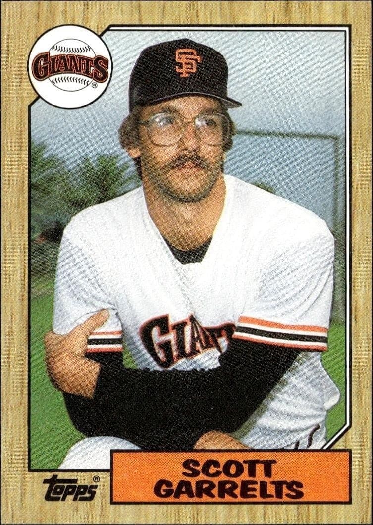 1987 Topps Scott Garrelts #475 trading card