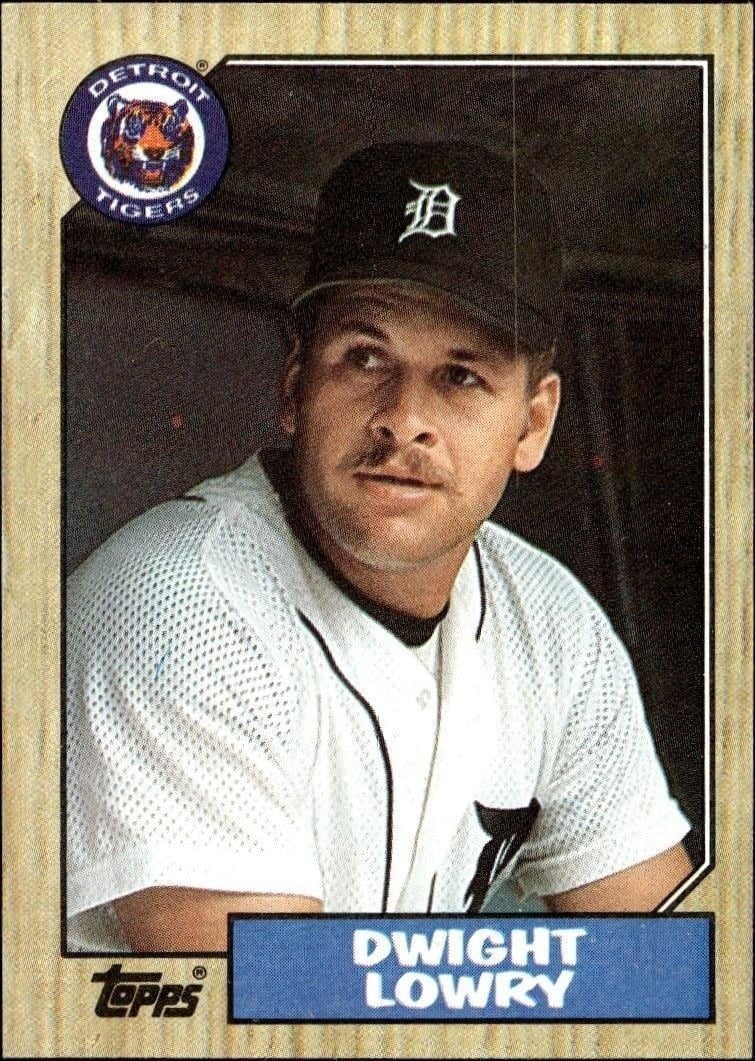 1987 Topps Dwight Lowry #483 trading card