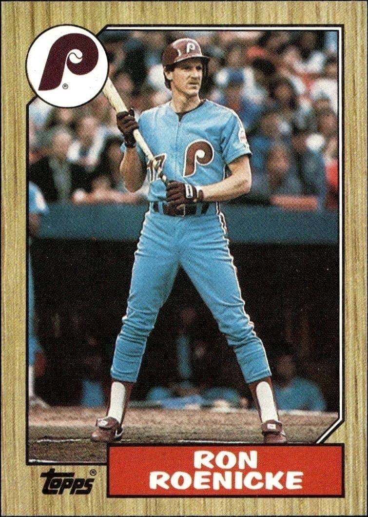1987 Topps Ron Roenicke #329 trading card