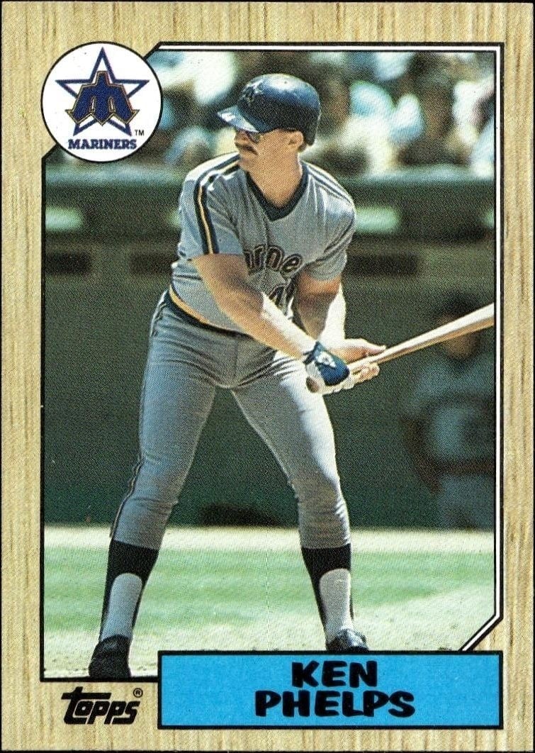 1987 Topps Ken Phelps #333 trading card