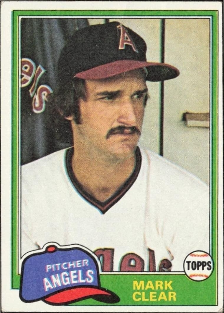 1981 Topps Mark Clear #12 trading card