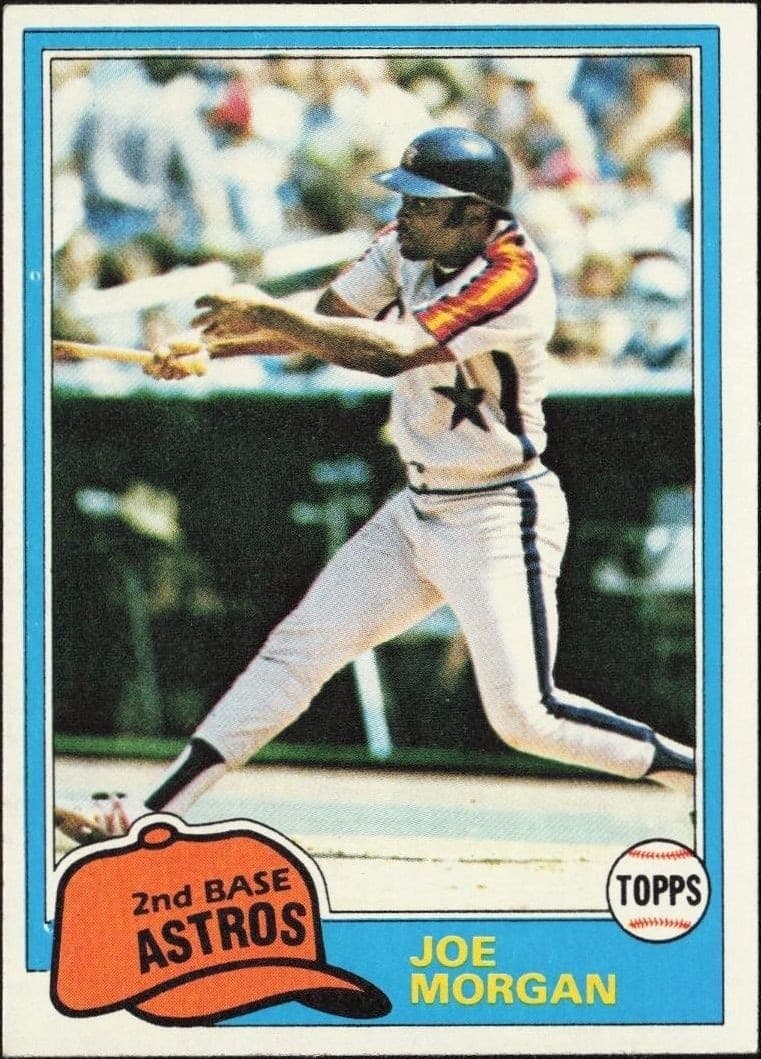 1981 Topps Joe Morgan #560 trading card