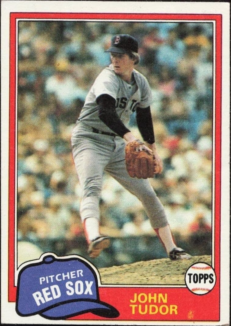 1981 Topps John Tudor #14 trading card
