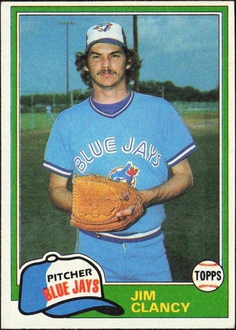 1981 Topps Jim Clancy #19 trading card