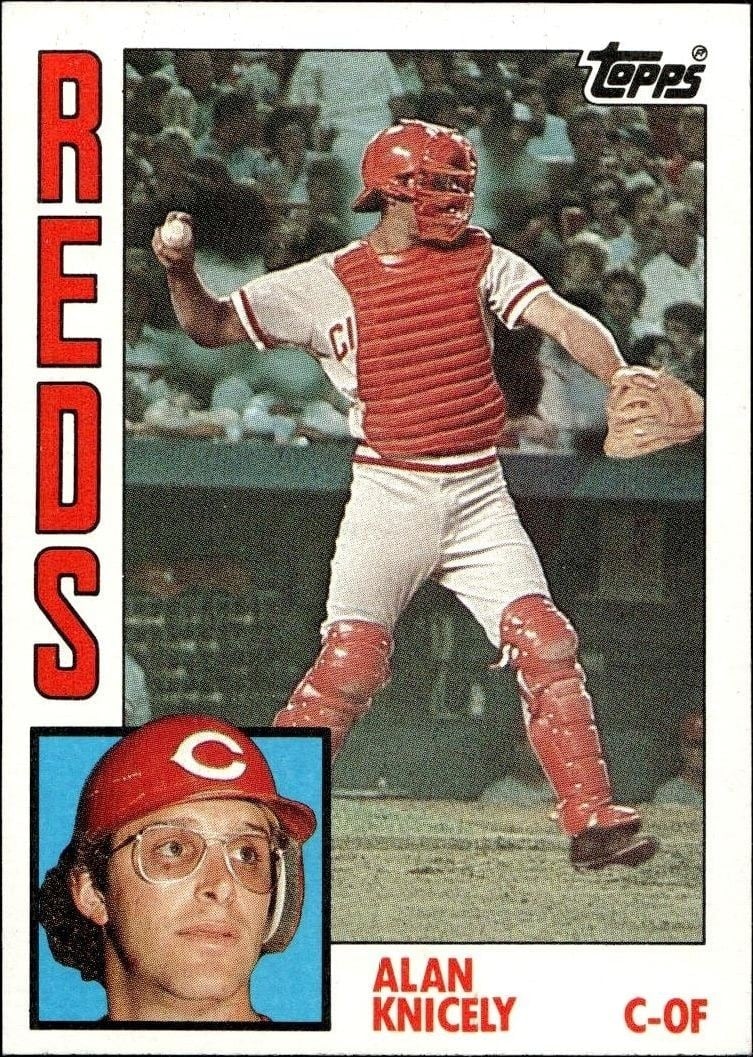 Alan Knicely 1984 Topps #323 Baseball Trading Card - Front 1984 Topps Alan Knicely #323 baseball trading card front