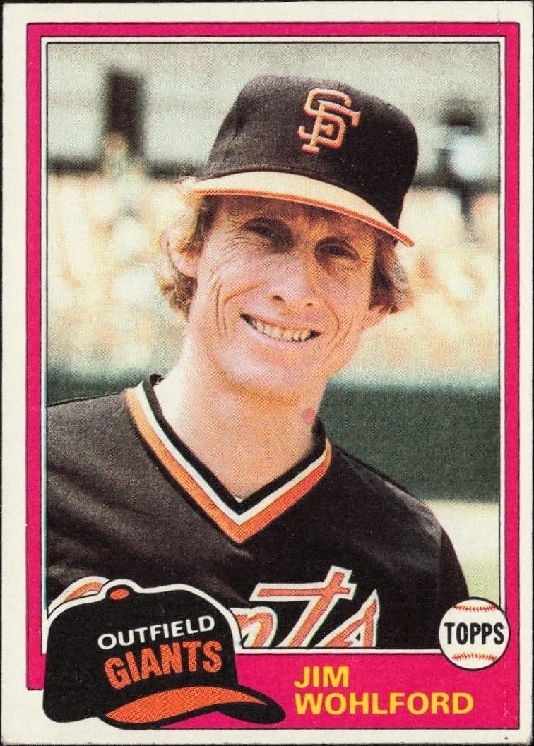 Jim Wohlford 1981 Topps #11 Baseball Trading Card - Front 1981 Topps Jim Wohlford #11 baseball trading card front