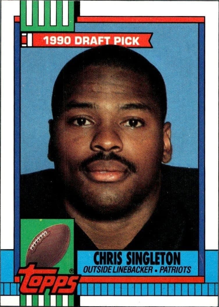 1990 Topps Chris Singleton #416 trading card