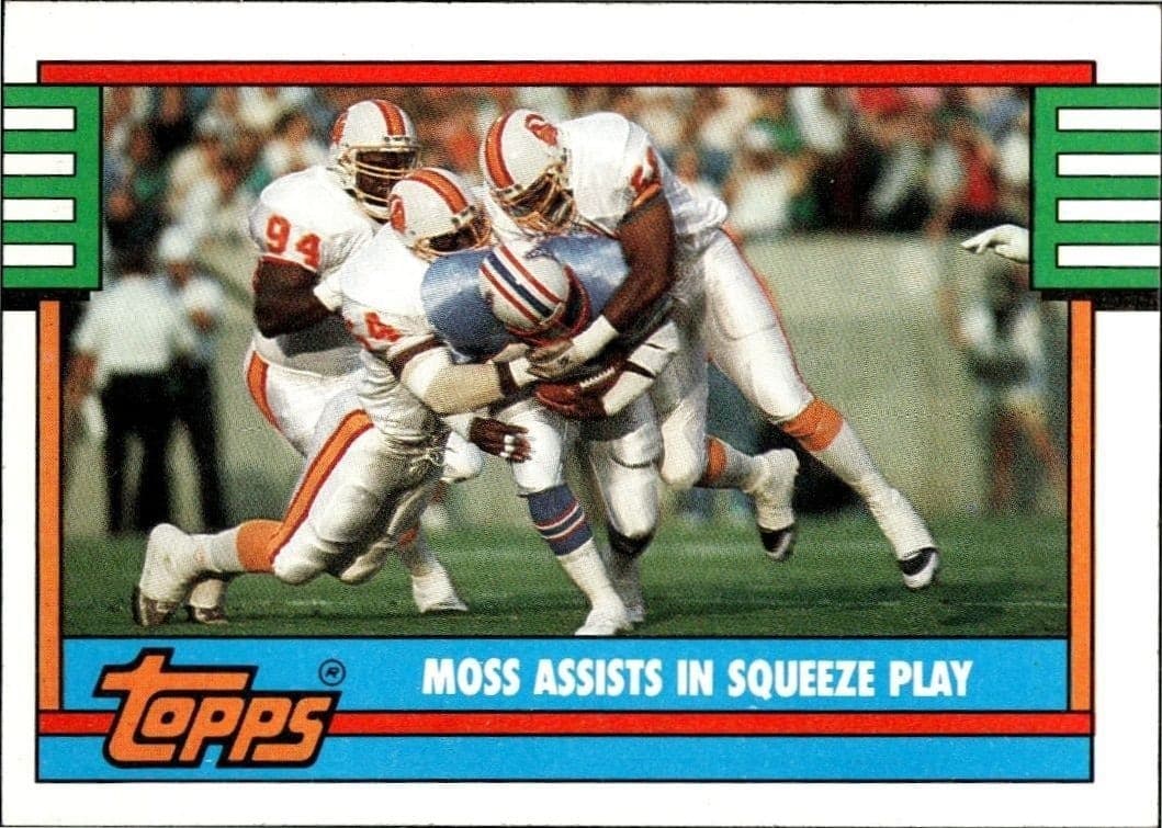 1990 Topps Moss Assists In Squeeze Play #506 trading card