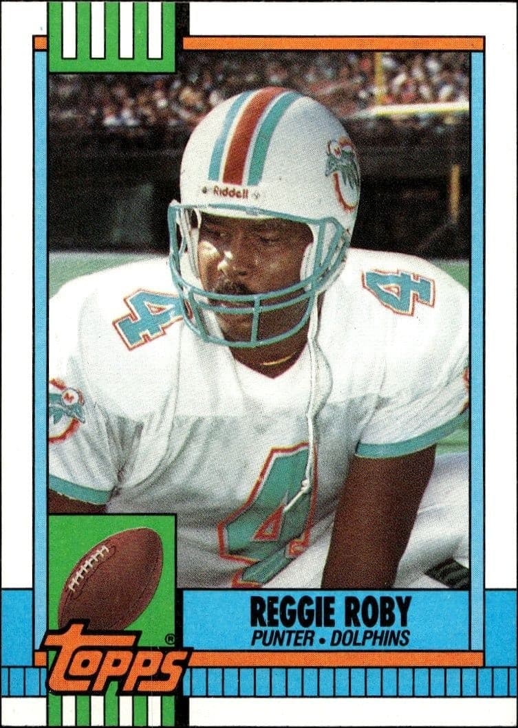 1990 Topps Reggie Roby #325 trading card
