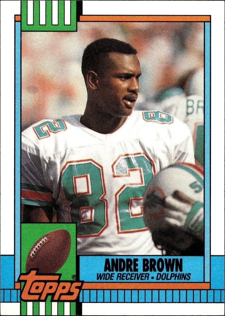 1990 Topps Andre Brown #324 trading card