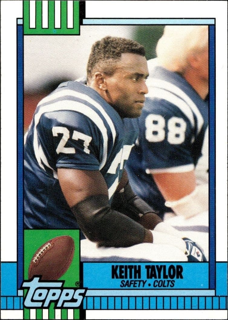 1990 Topps Keith Taylor #302 trading card