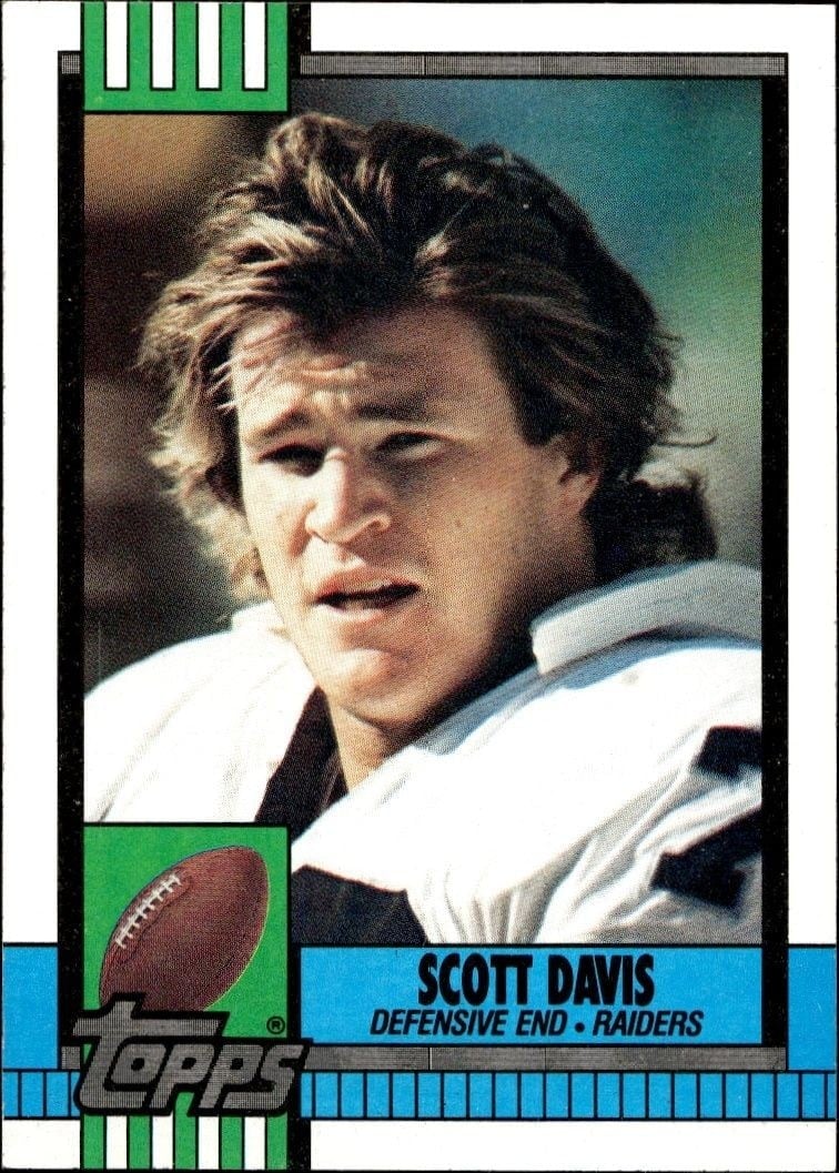 1990 Topps Scott Davis #292 trading card