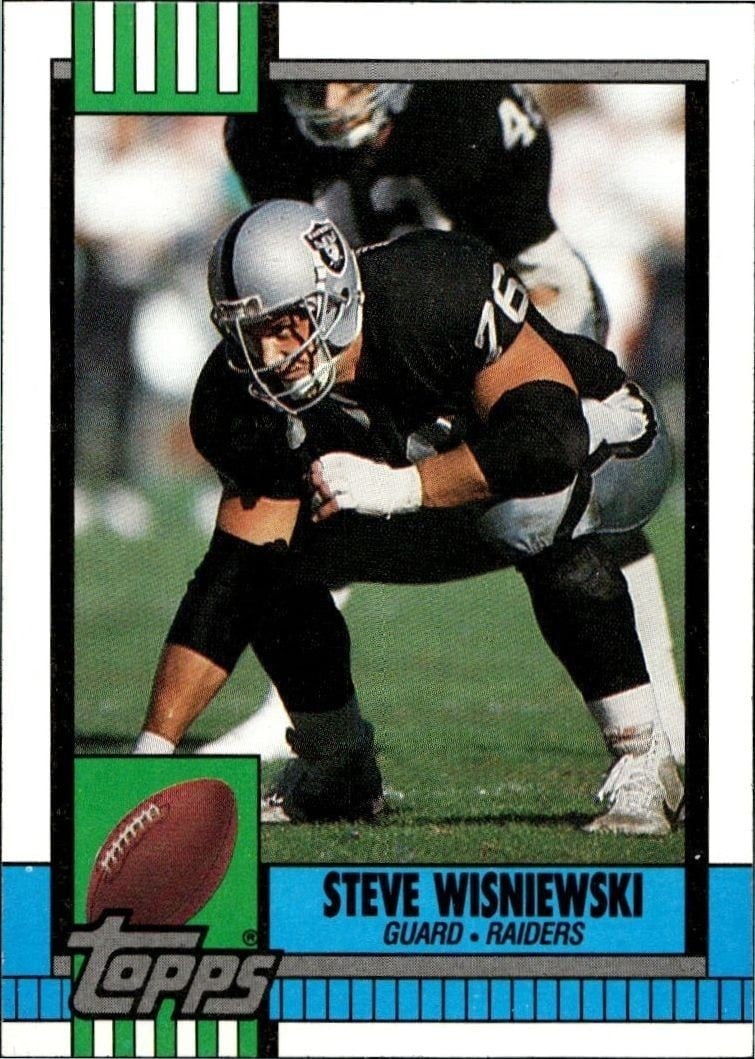 1990 Topps Steve Wisniewski #282 trading card