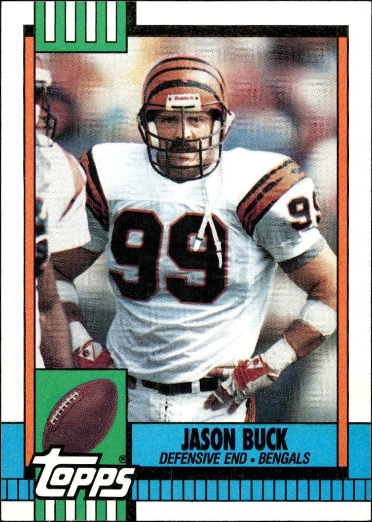 1990 Topps Jason Buck #269 trading card