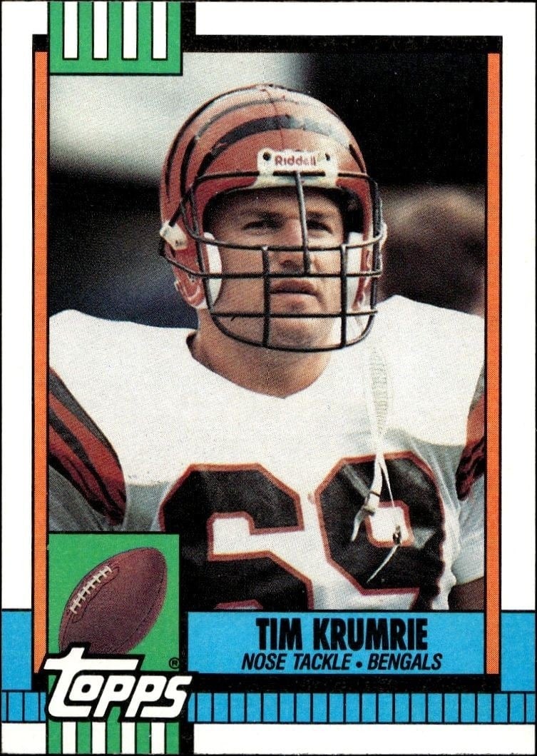 1990 Topps Tim Krumrie #268 trading card