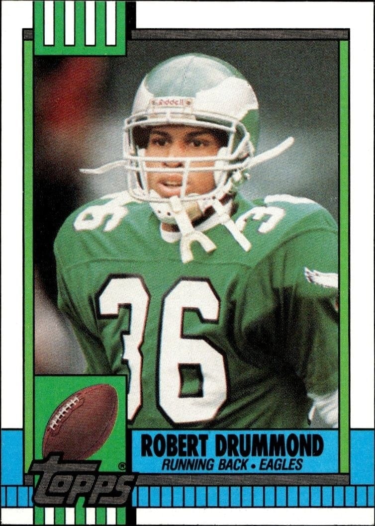 1990 Topps Robert Drummond #89 trading card