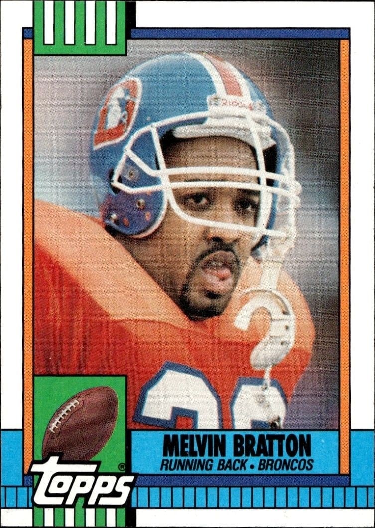 1990 Topps Melvin Bratton #42 trading card