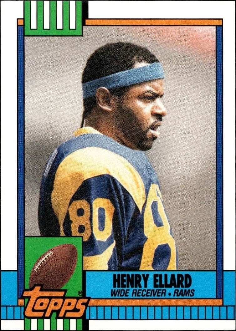 1990 Topps Henry Ellard #72 trading card