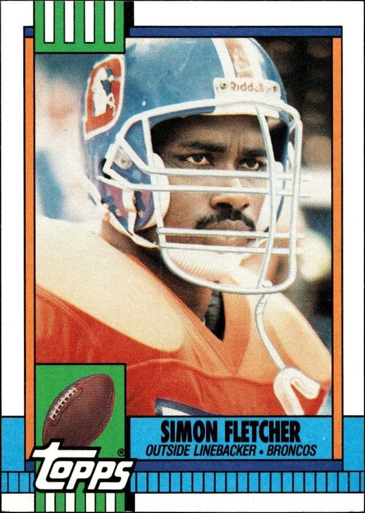 1990 Topps Simon Fletcher #39 trading card