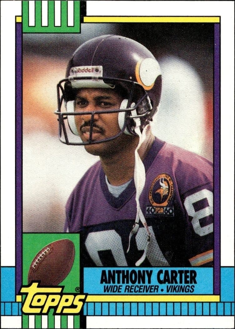 1990 Topps Anthony Carter #115 trading card