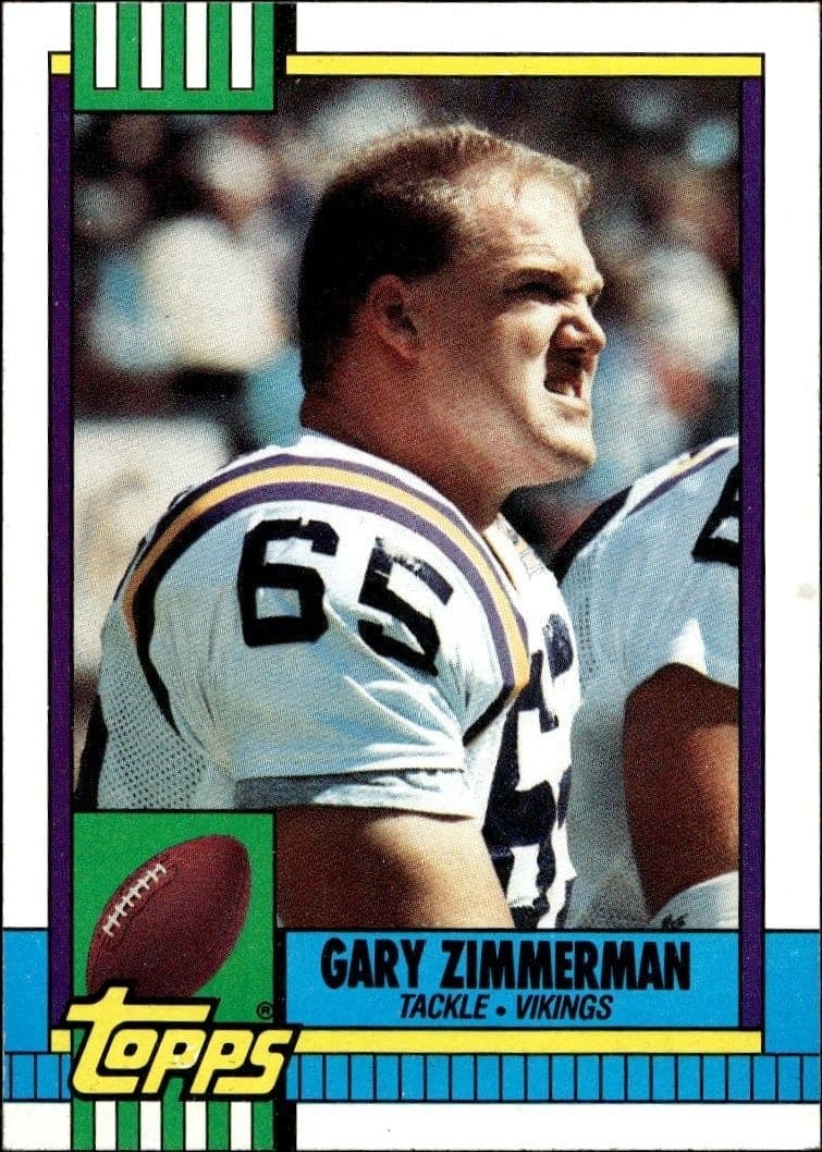 1990 Topps Gary Zimmerman #107 trading card