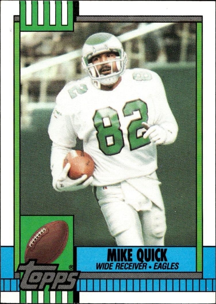 1990 Topps Mike Quick #95 trading card