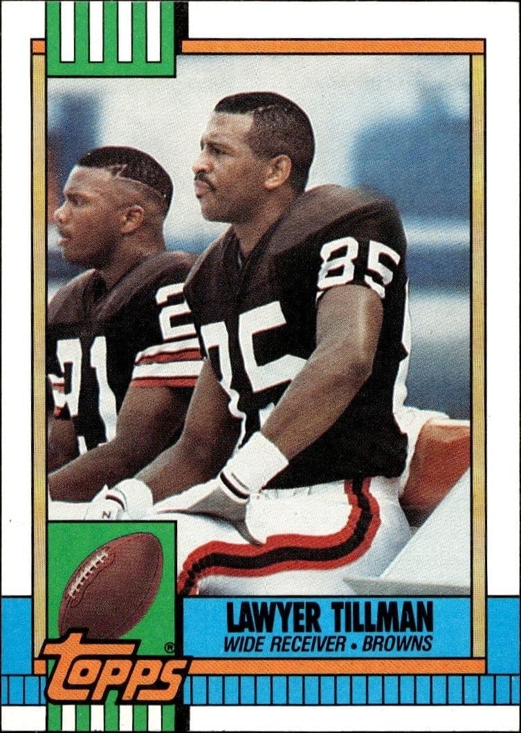 1990 Topps Lawyer Tillman #156 trading card