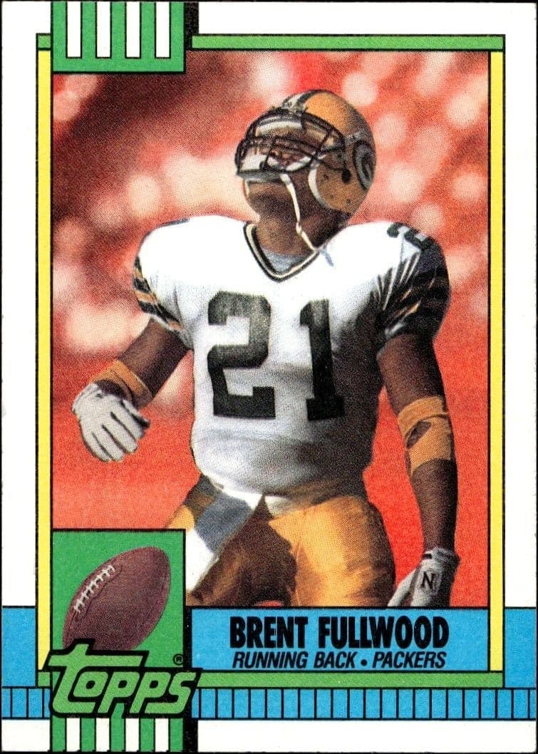 1990 Topps Brent Fullwood #145 trading card