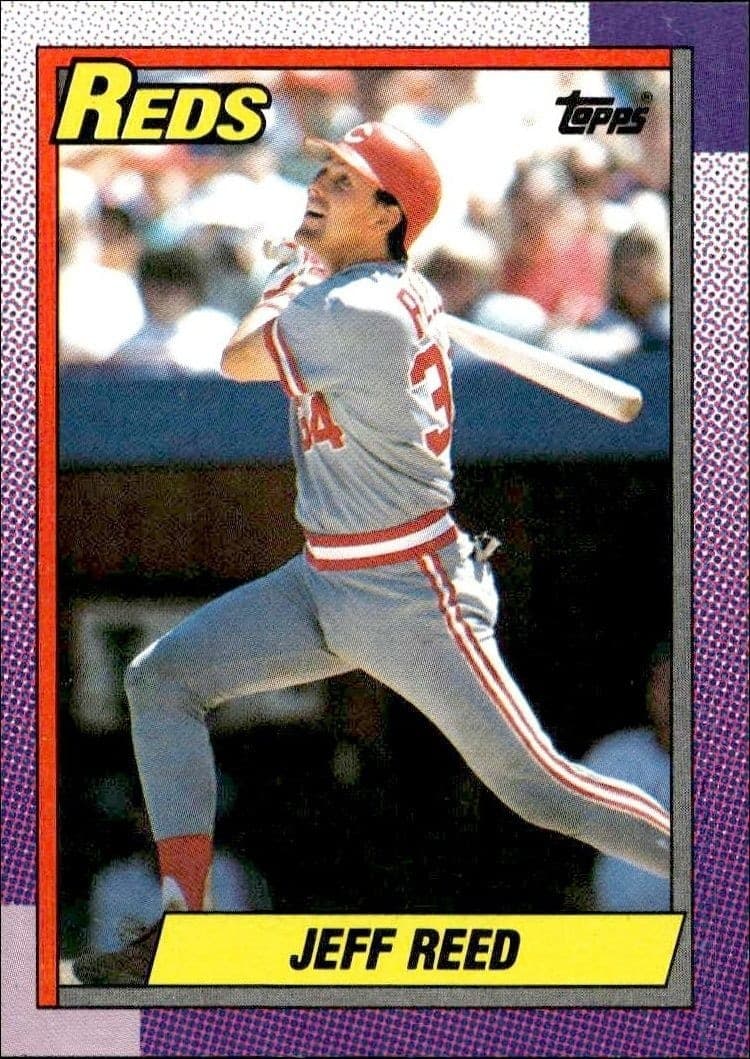 1990 Topps Jeff Reed #772 trading card