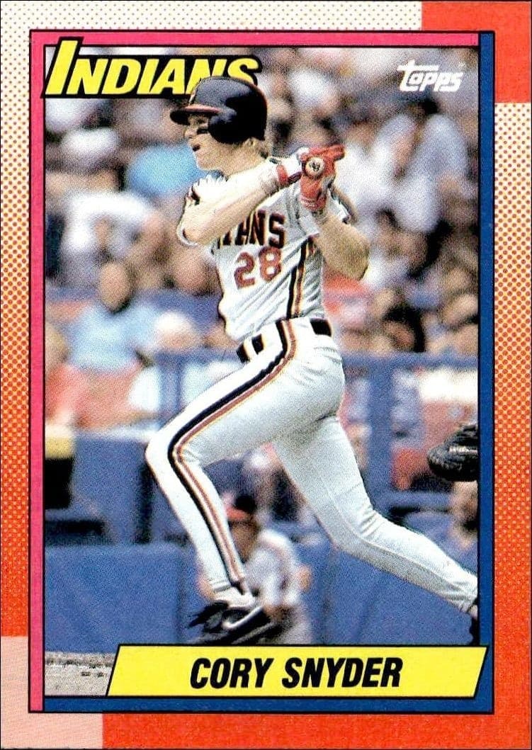 1990 Topps Cory Snyder #770 trading card