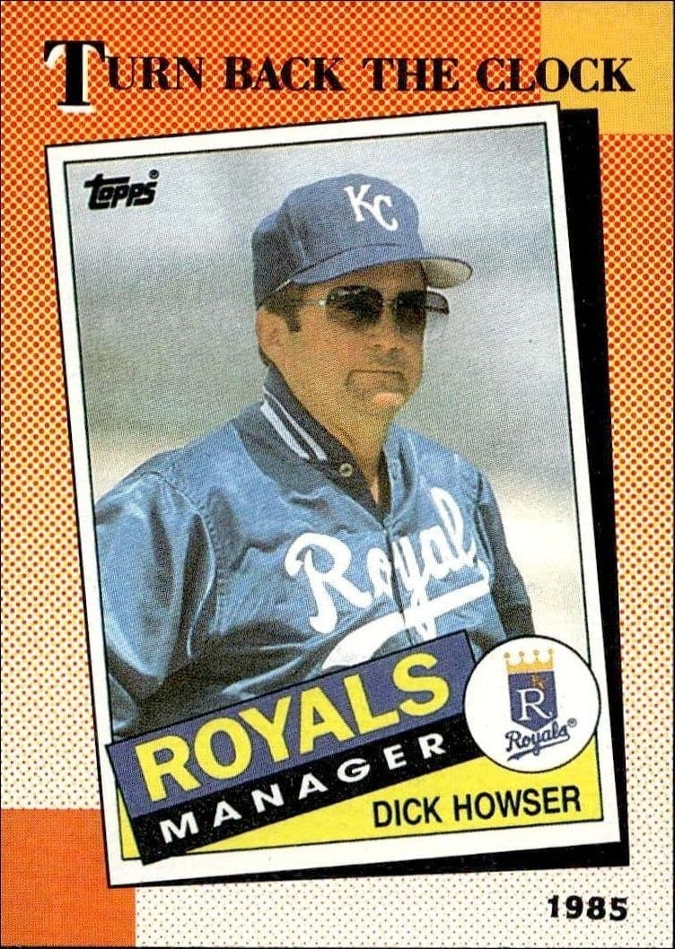 1990 Topps Dick Howser #661 trading card