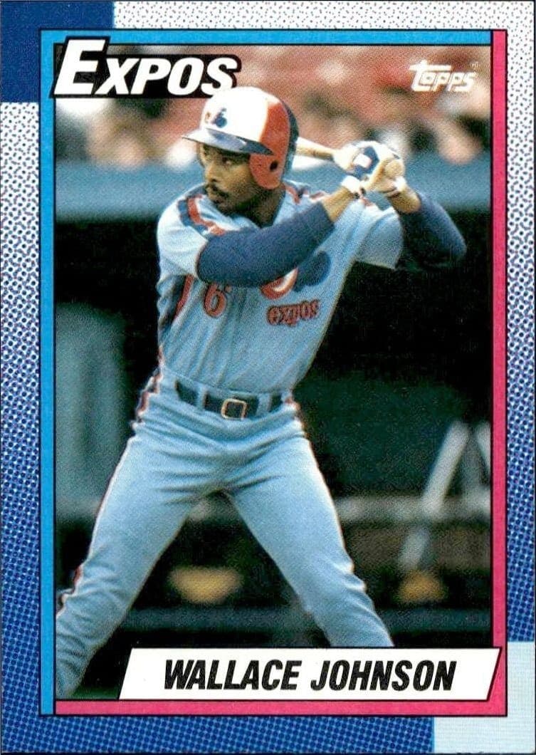 1990 Topps Wallace Johnson #318 trading card