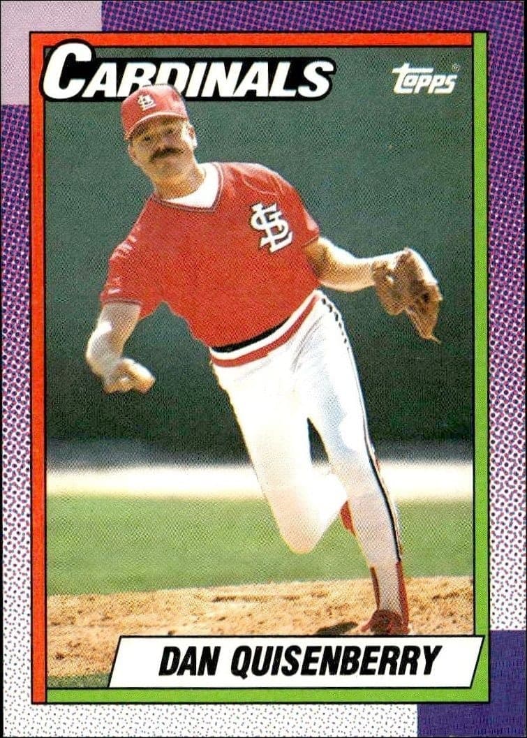 1990 Topps Dan Quisenberry #312 trading card