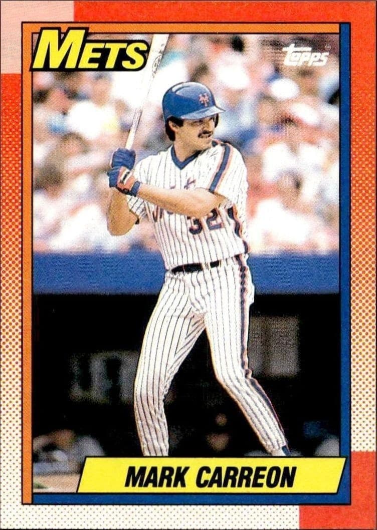 1990 Topps Mark Carreon #434 trading card