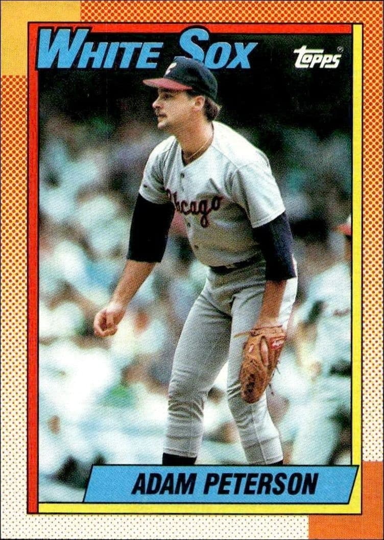 1990 Topps Adam Peterson #299 trading card