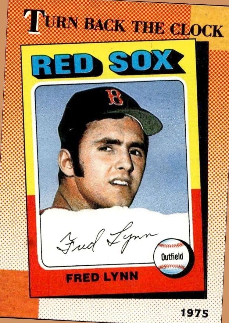 Fred Lynn 1990 Topps #663 Baseball Trading Card - Front 1990 Topps Fred Lynn #663 baseball trading card front