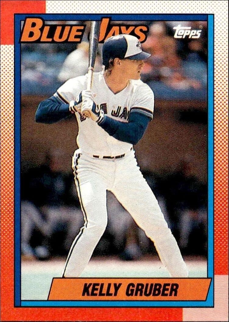 1990 Topps Kelly Gruber #505 trading card