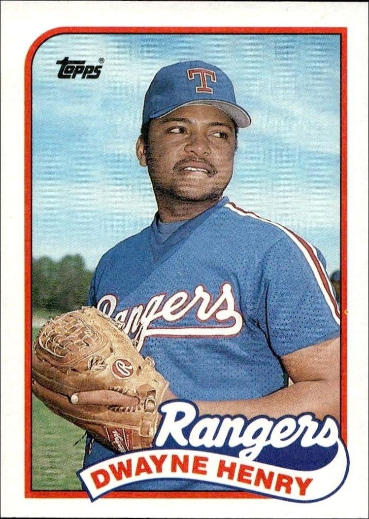 1989 Topps Dwayne Henry #496 trading card