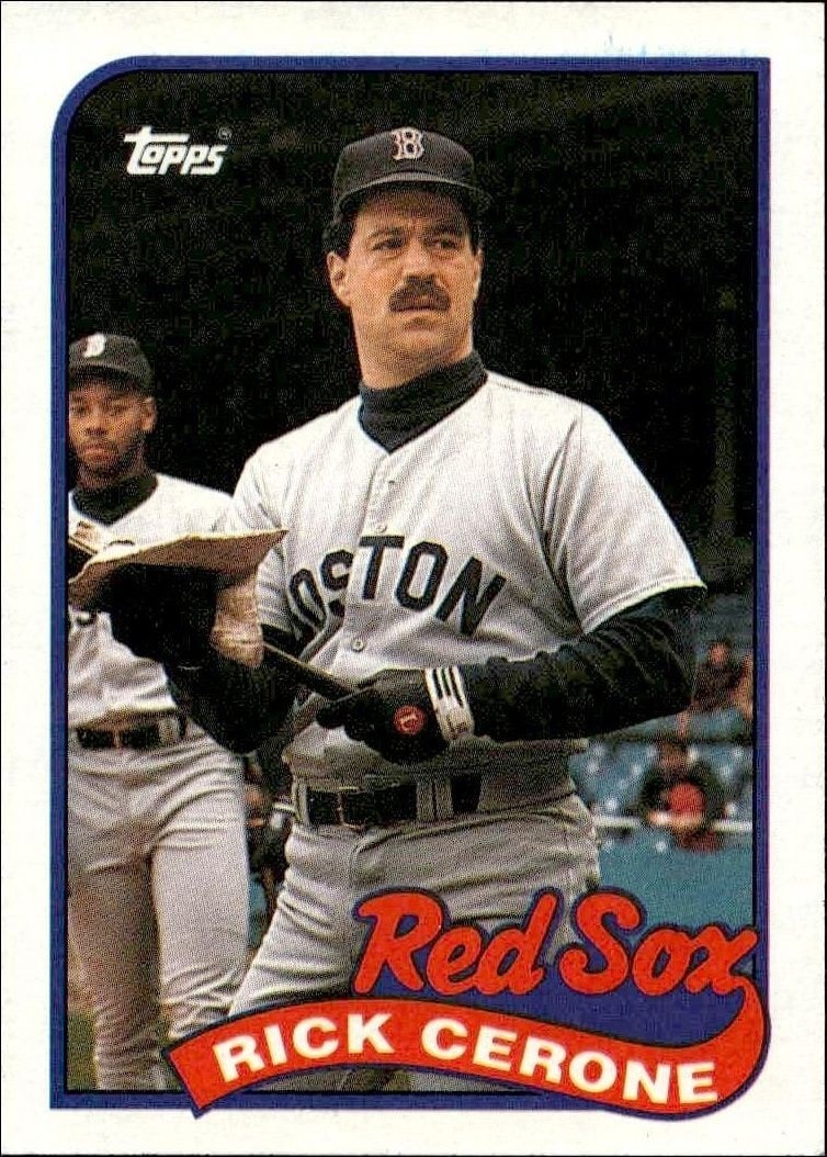Rick Cerone 1989 Topps #96 Baseball Trading Card - Front 1989 Topps Rick Cerone #96 baseball trading card front