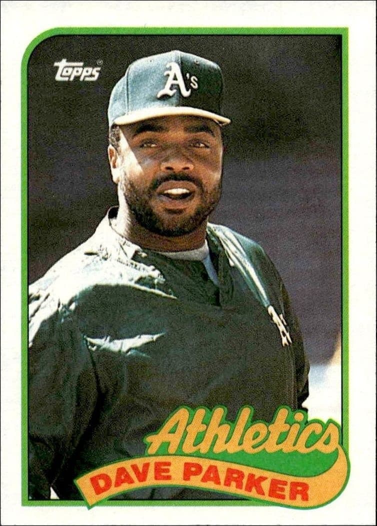1989 Topps Dave Parker #475 trading card