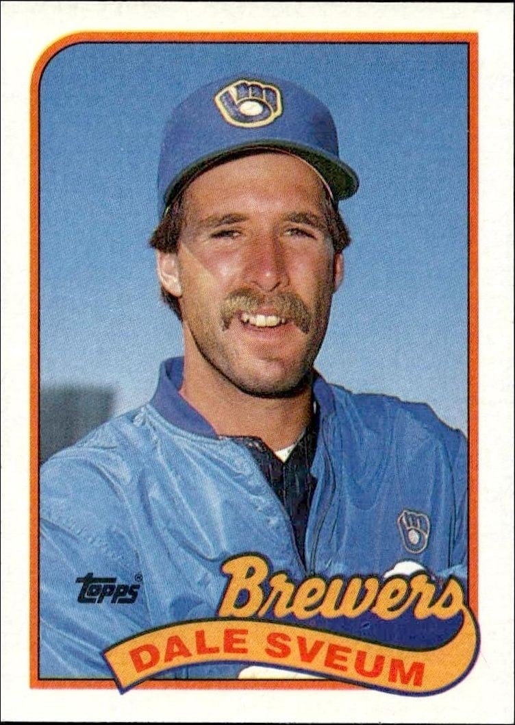 Dale Sveum 1989 Topps #12 Baseball Trading Card - Front 1989 Topps Dale Sveum #12 baseball trading card front
