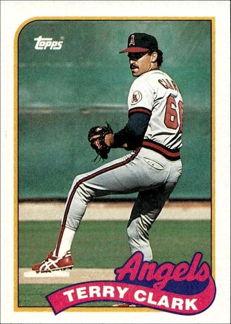 1989 Topps Terry Clark #129 trading card