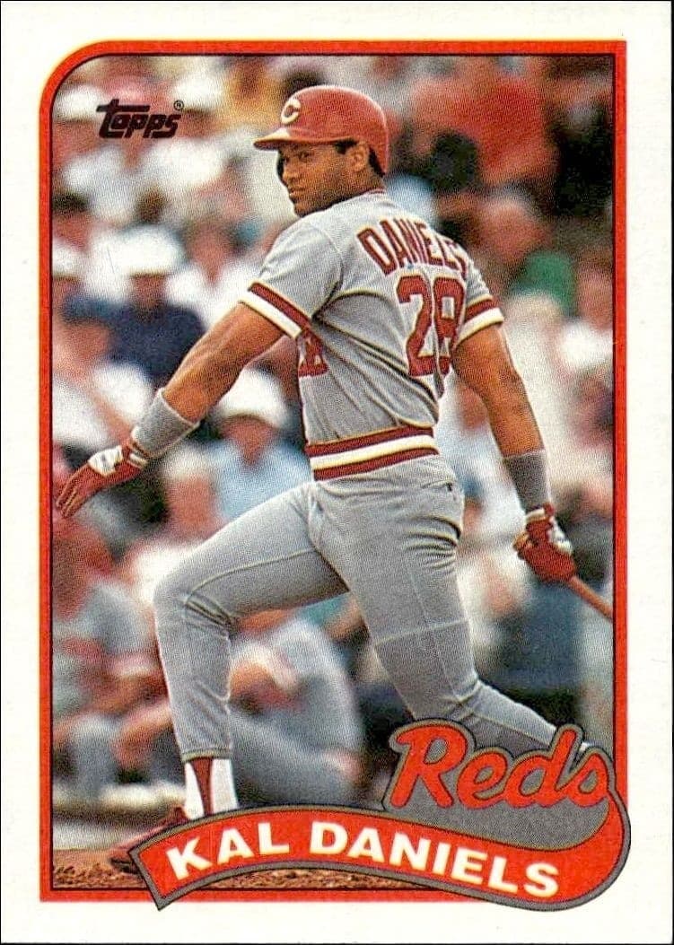 1989 Topps Kal Daniels #45 trading card