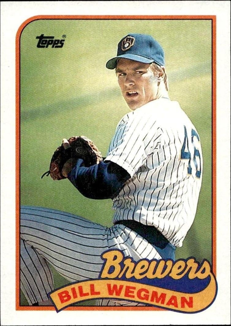 Bill Wegman 1989 Topps #768 Baseball Trading Card - Front 1989 Topps Bill Wegman #768 baseball trading card front