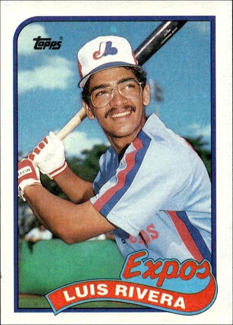 1989 Topps Luis Rivera #431 trading card