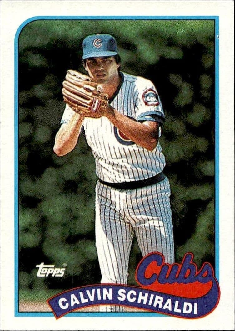 1989 Topps Calvin Schiraldi #337 trading card